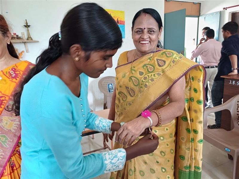 Governments Naveen College Bori-Rakhi Celebtation