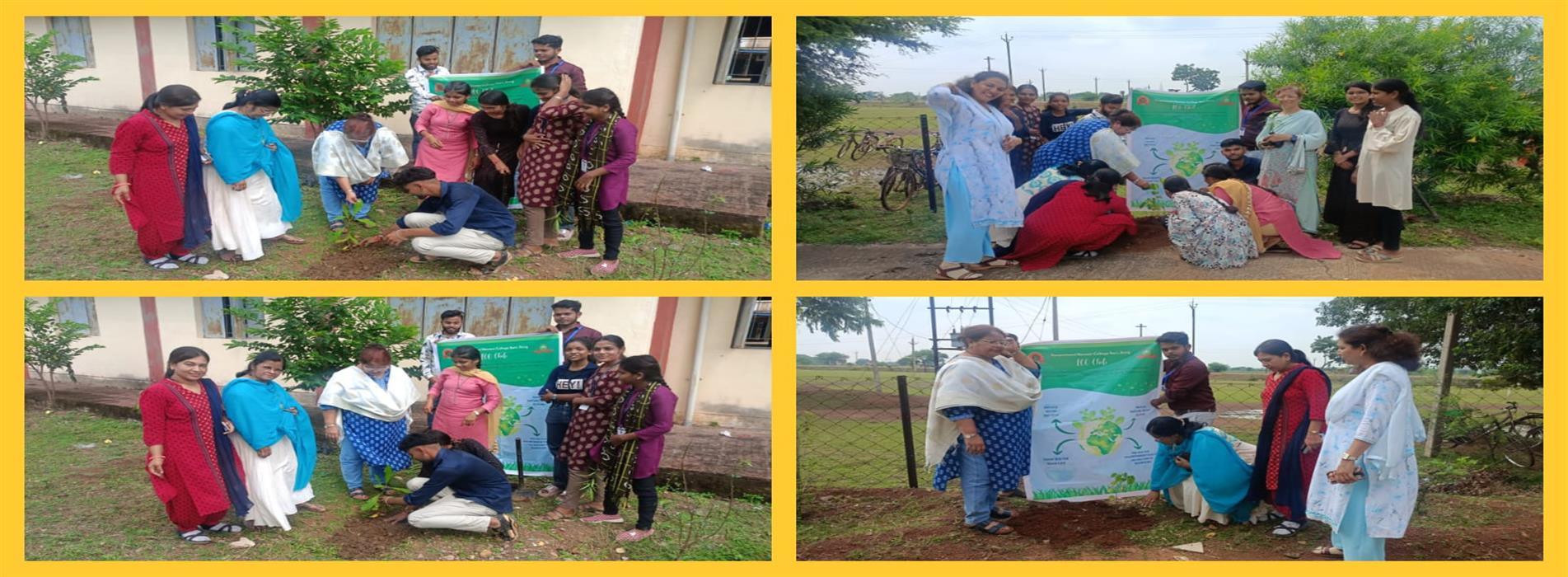 Eco Club- वृछारोपन कर्यक्रम 2025-Govt College Bori