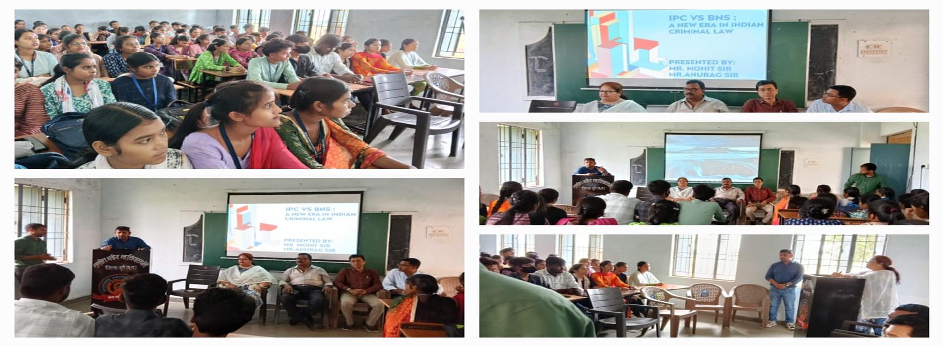 छत्तीसगढ़ राज्य रजत जयंती समारोह के उपलक्ष में भारतीय न्याय संहिता जागरूकता कार्यक्रम-2025-Govt College Bori