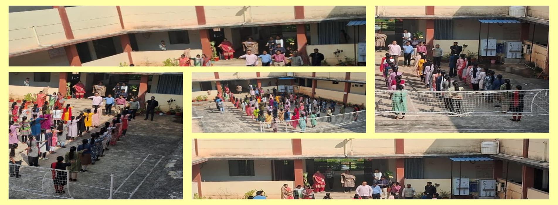 नशा मुक्त- शपथ २०२५--Govt College Bori